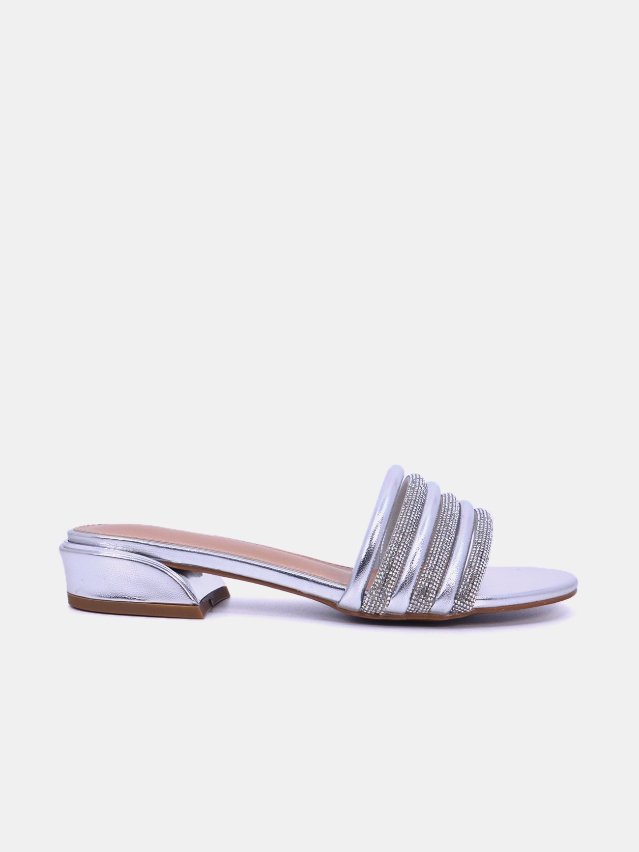 Mynaal Women's flat sandal-23BYD012-Silver