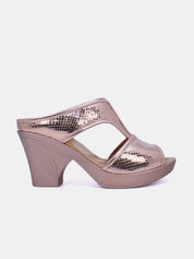 Mynaal Women's wedge heel sandal- 19017-62 -Rose-Gold