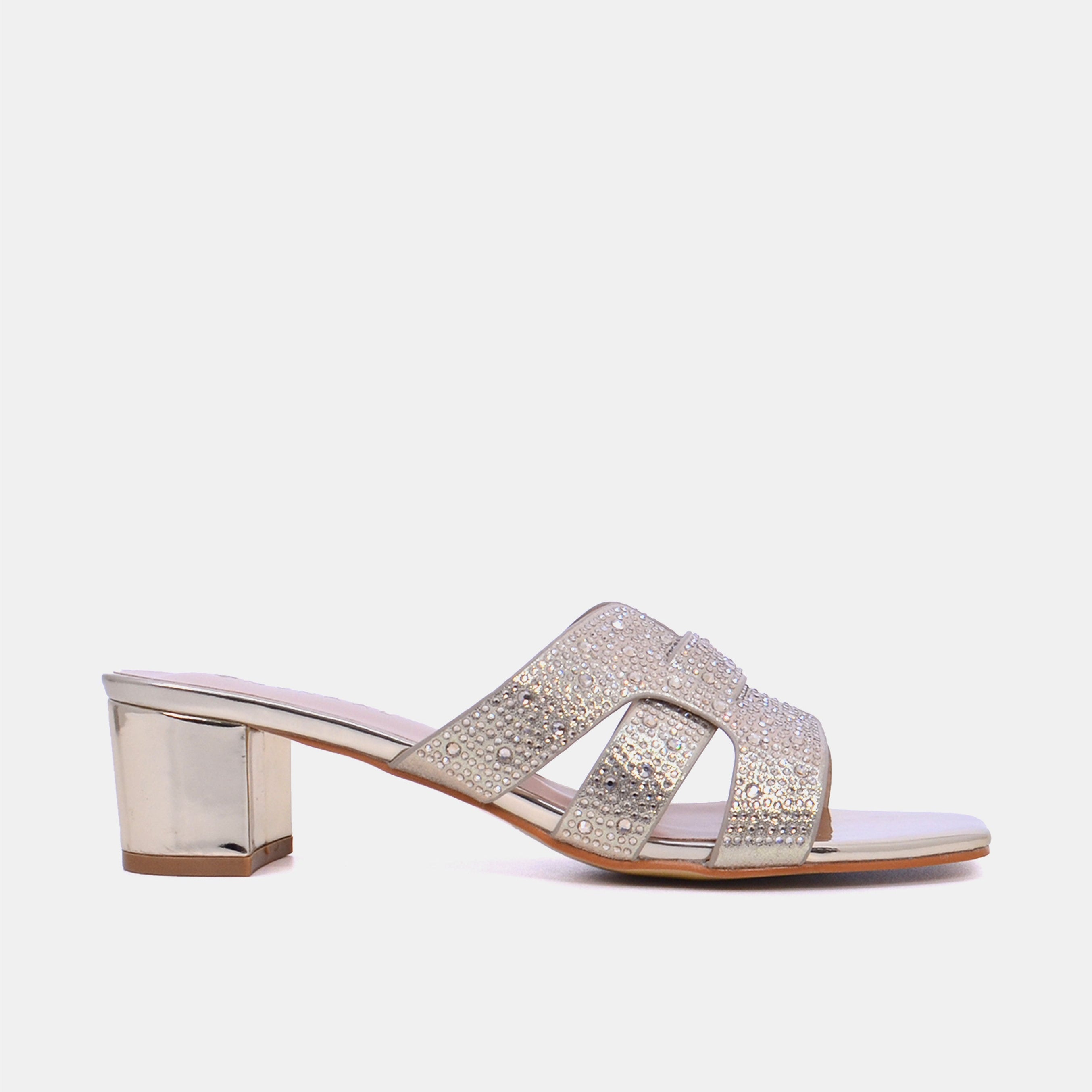 Mynaal Women's mid-heel sandal with embellishment-18F8827-215-Gold