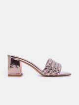 Women's block heel sandal - 3U888-5