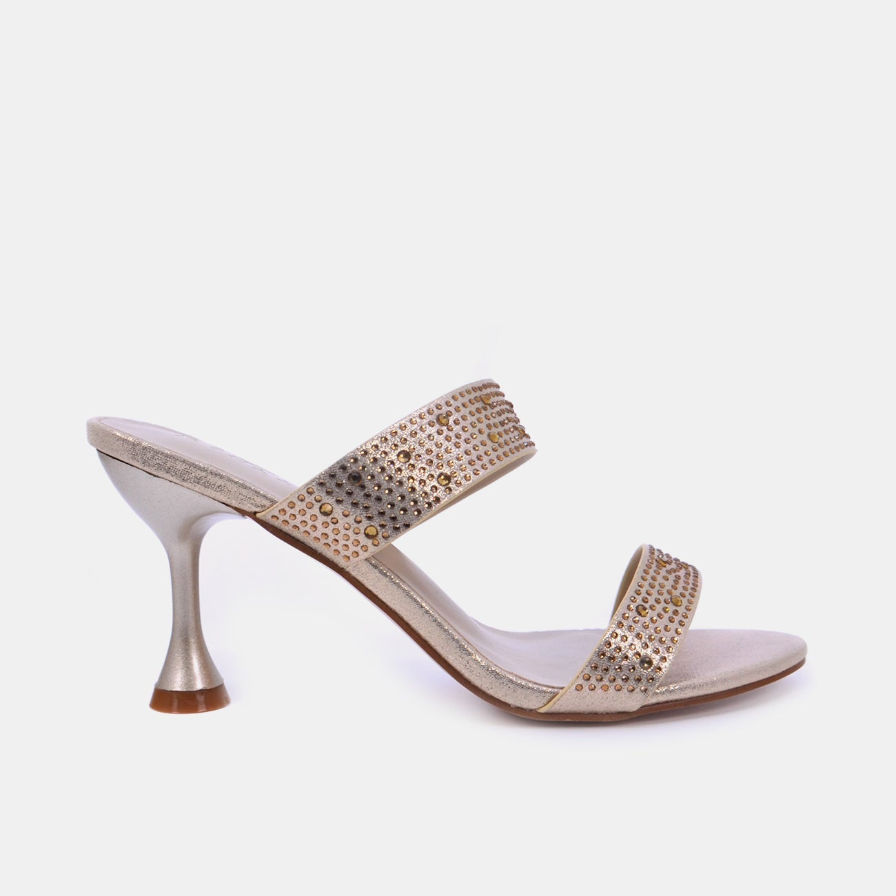 Mynaal Women's spool heel sandal-8TV95-8-Gold