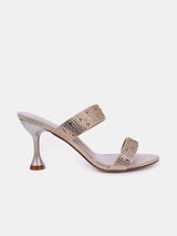 Women's spool heel sandal - 8TV95-8