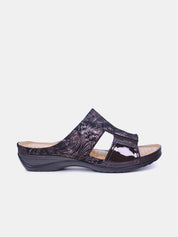 Mynaal Women's flat sandal- 88909-60 -Brown