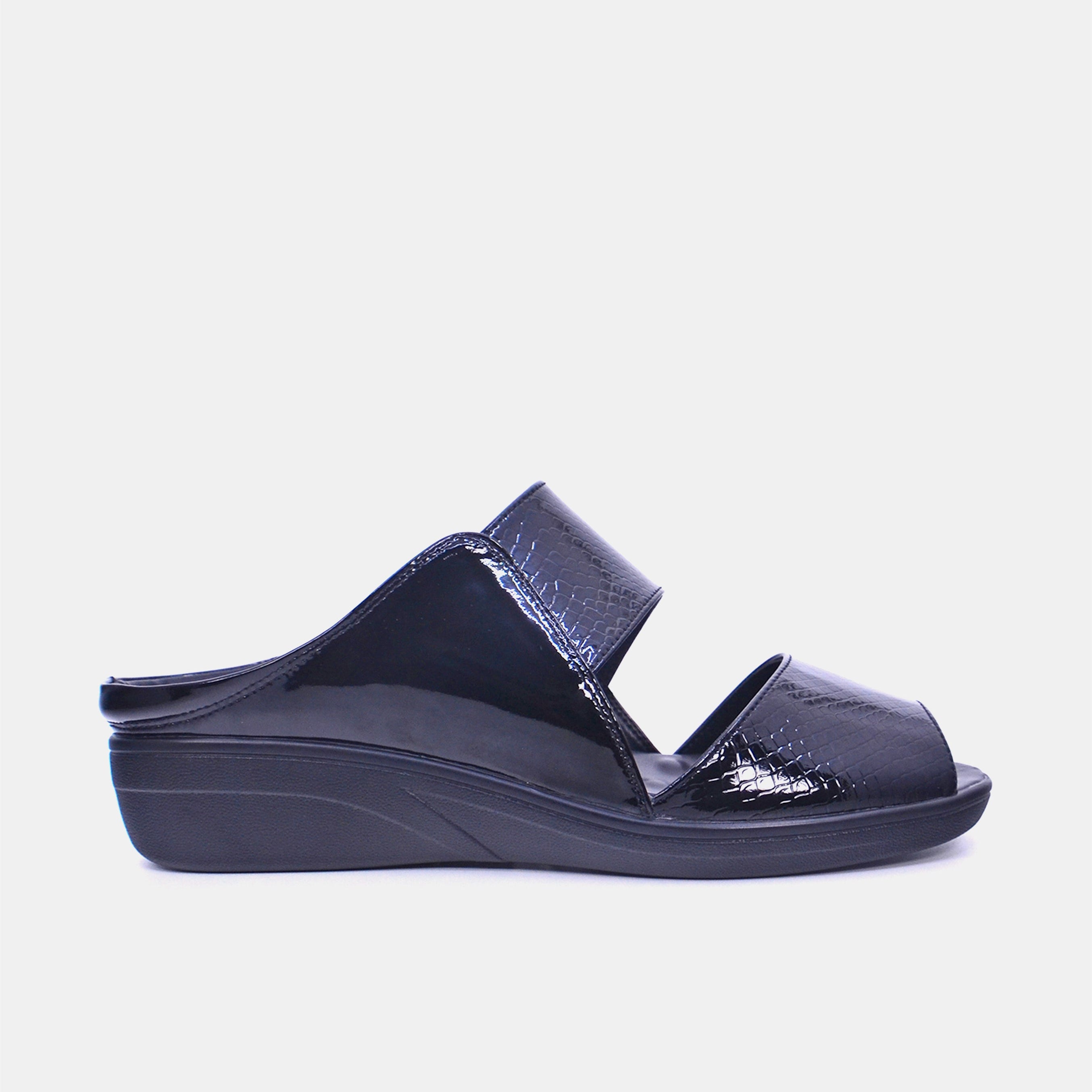 Mynaal Women's flat sandal- 2418-22 -Gray