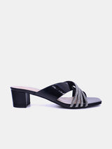 Women's mid-heel sandal with embellishment - 18F8827-216