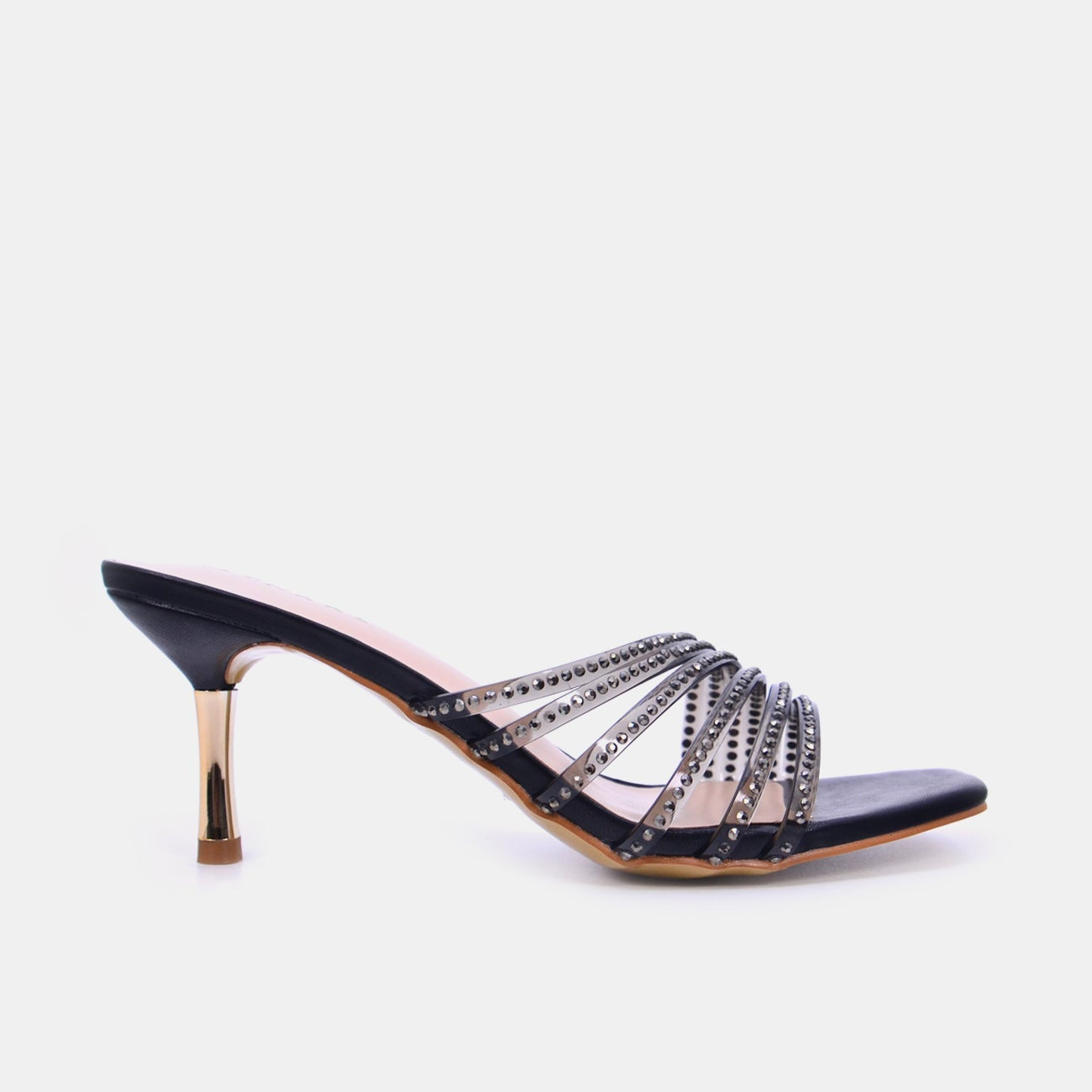 Mynaal Women's pencil heel sandal-2GA1905-005-Black