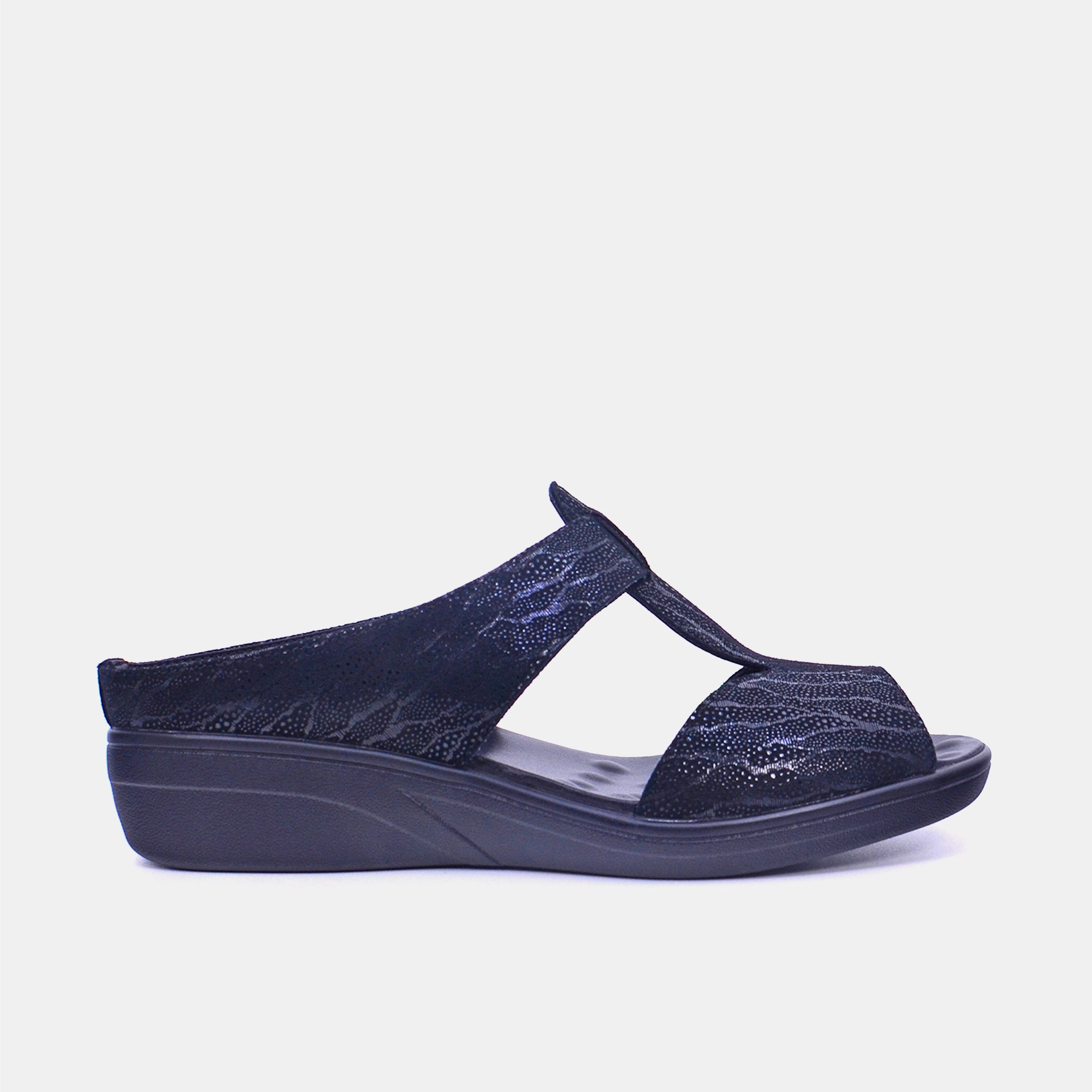 Mynaal Women's slip-on sandal- 2418-21 -Black