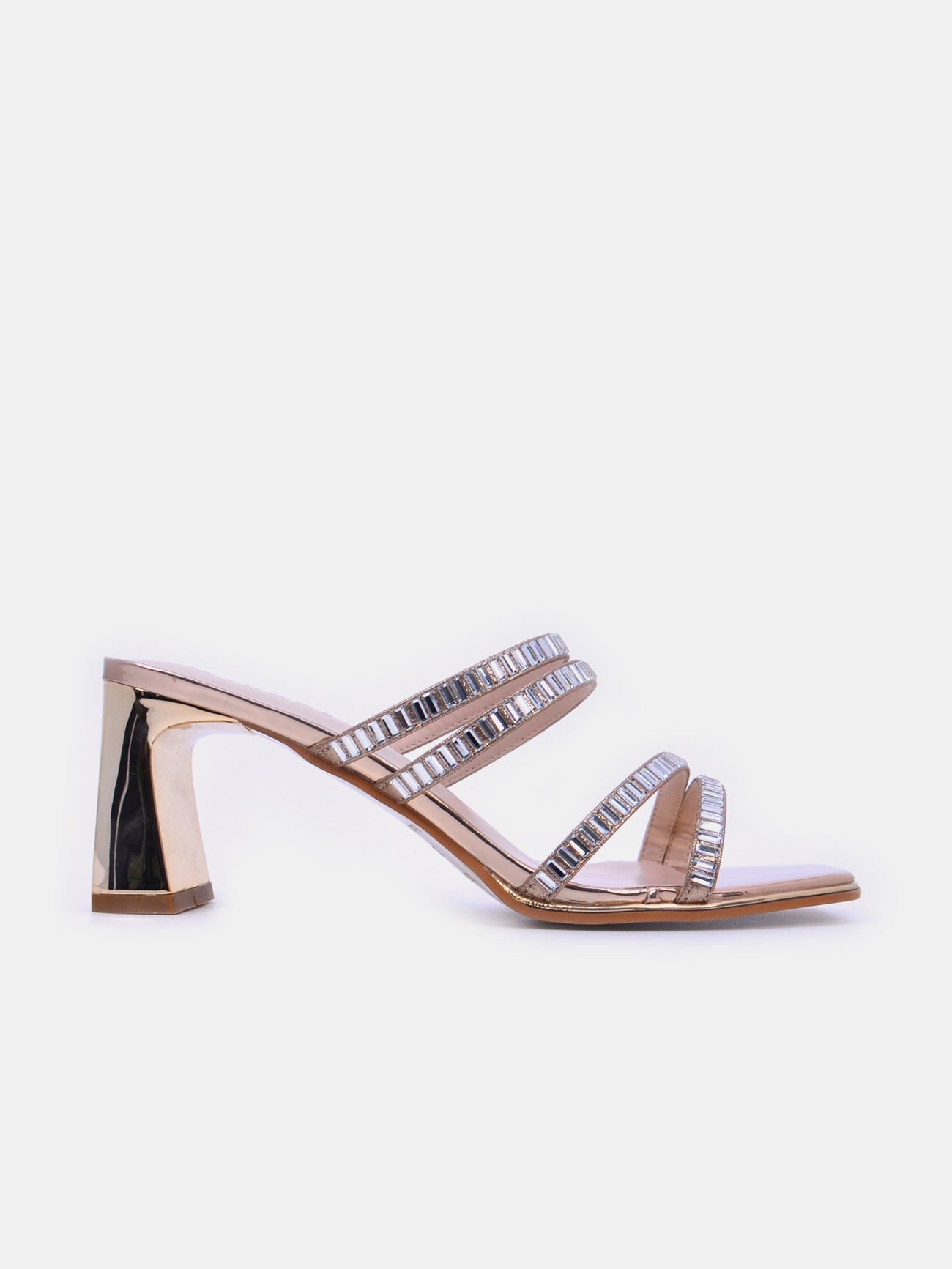 Mynaal Women's block heel sandal-18F696-19-Beige