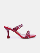 Women's spool heel sandal - 8TV95-12