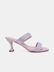 Mynaal Women's spool heel sandal-3U888-6-Rose-Gold