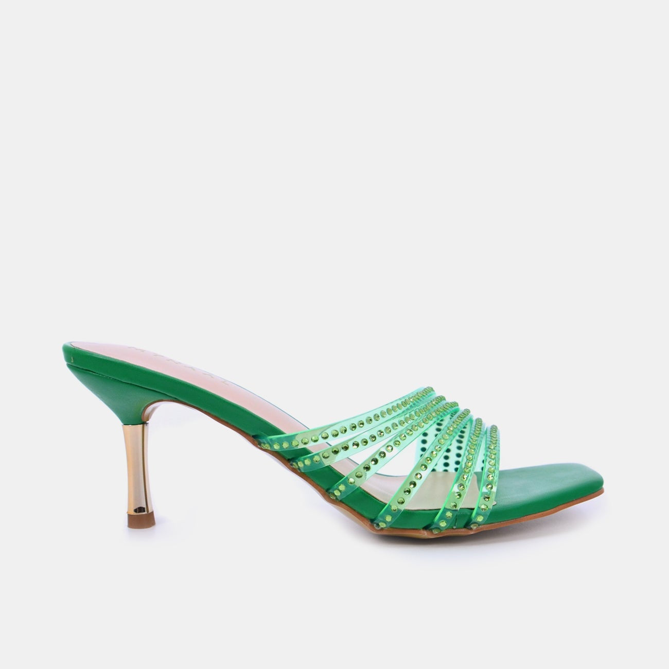 Mynaal Women's pencil heel sandal-2GA1905-005-Green