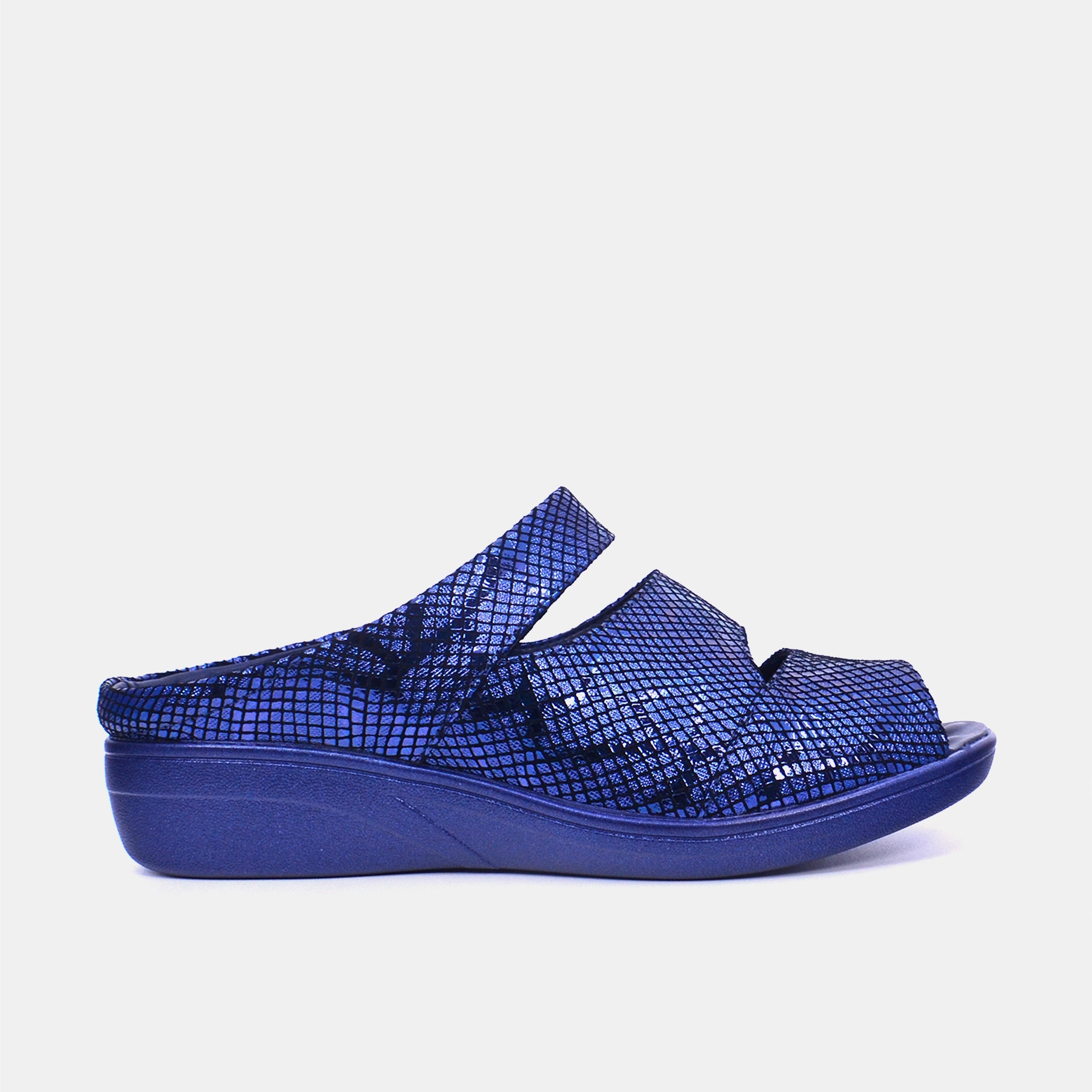 Mynaal Women's flat sandal- 2418-20 -Blue