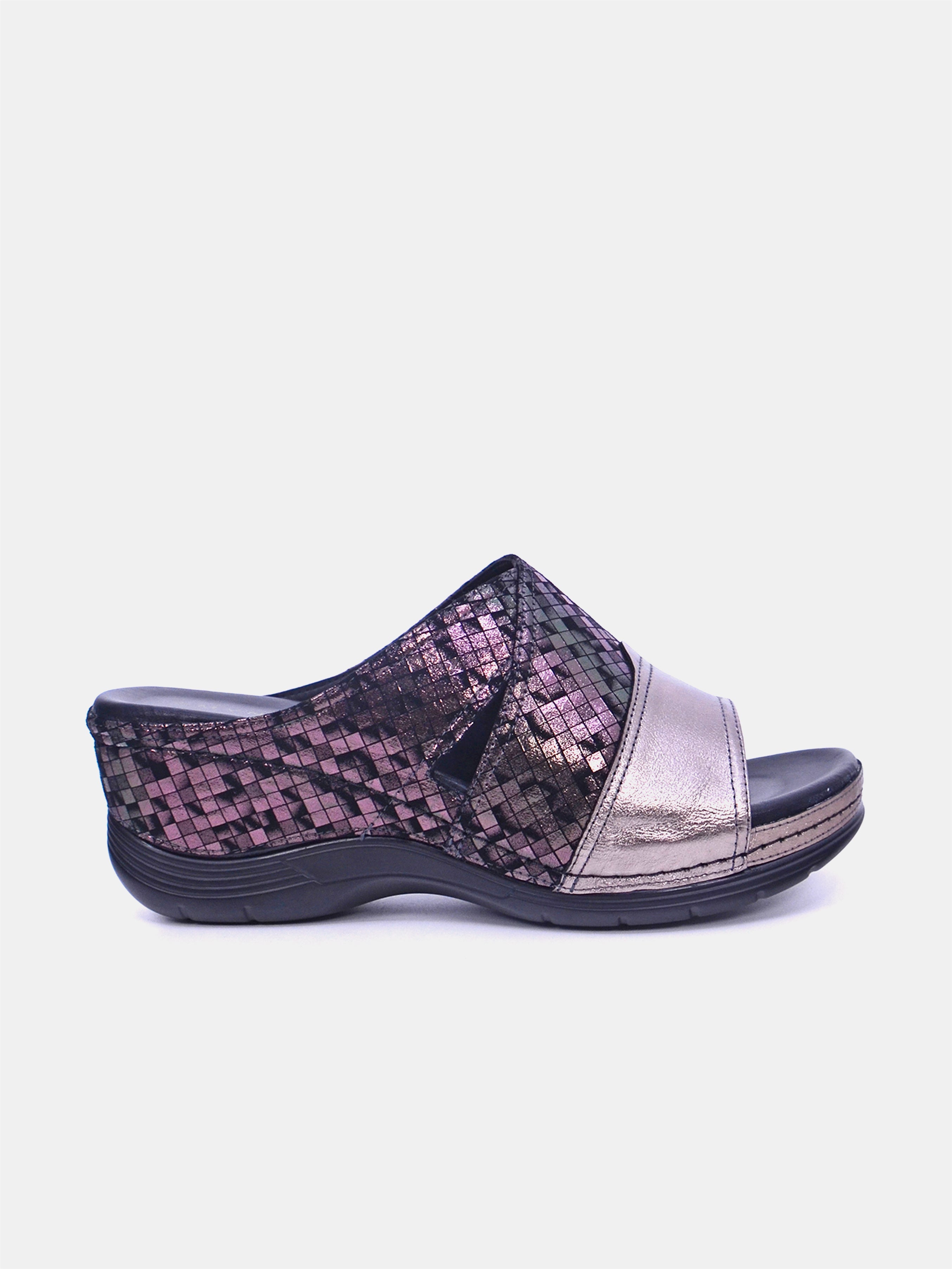 Mynaal Women's platform sandal- 2407-30 -Gray