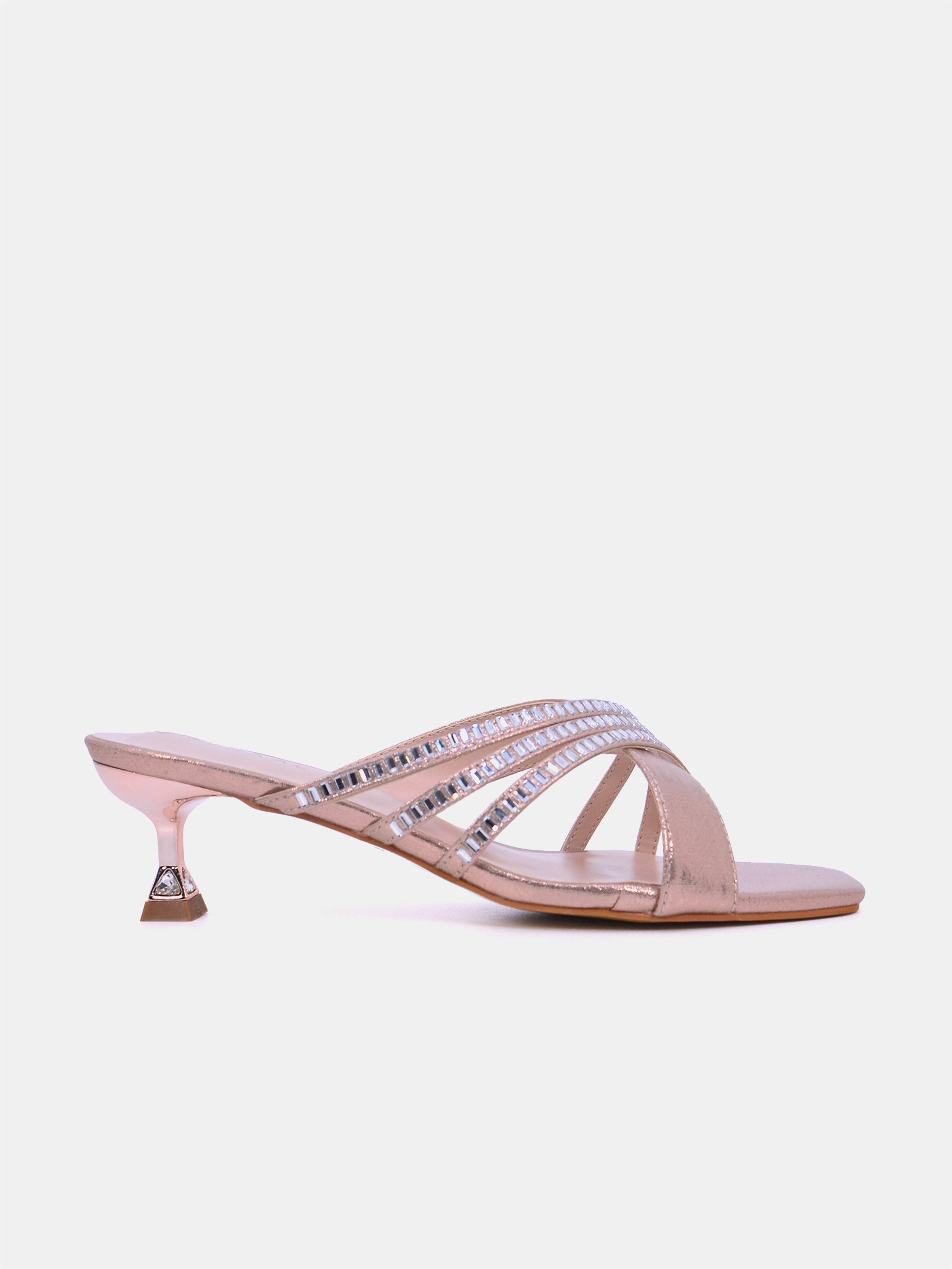 Mynaal Women's spool heel sandal-2G9183-531-Rose-Gold