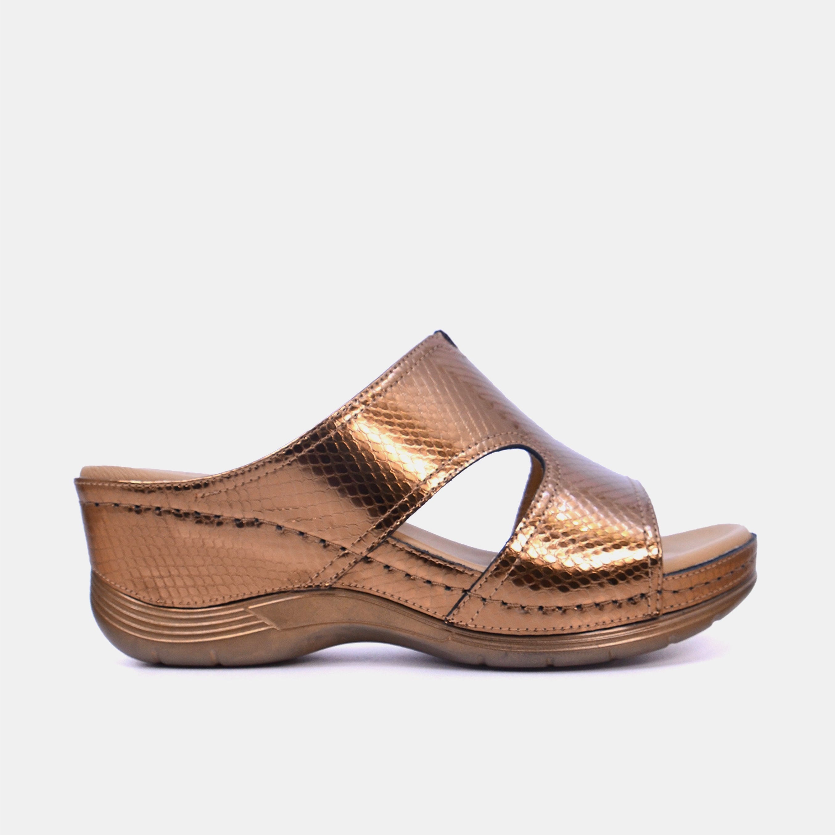 Mynaal Women's slip-on sandal- 2407-32 -Brown