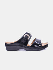 Mynaal Women's flat sandal-18F8845-10-Black