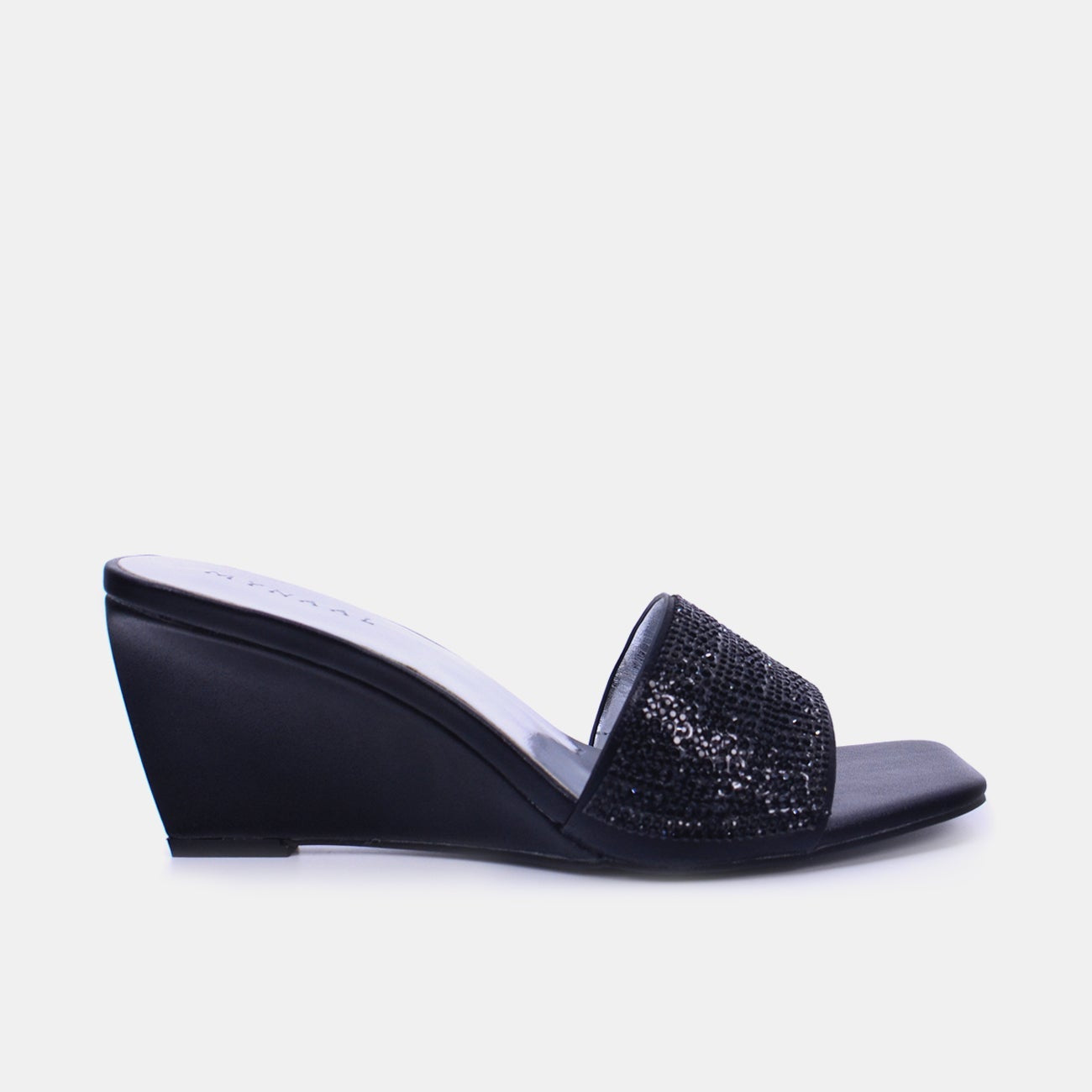 Mynaal Women's wedge heel sandal-18F2248-21-Black