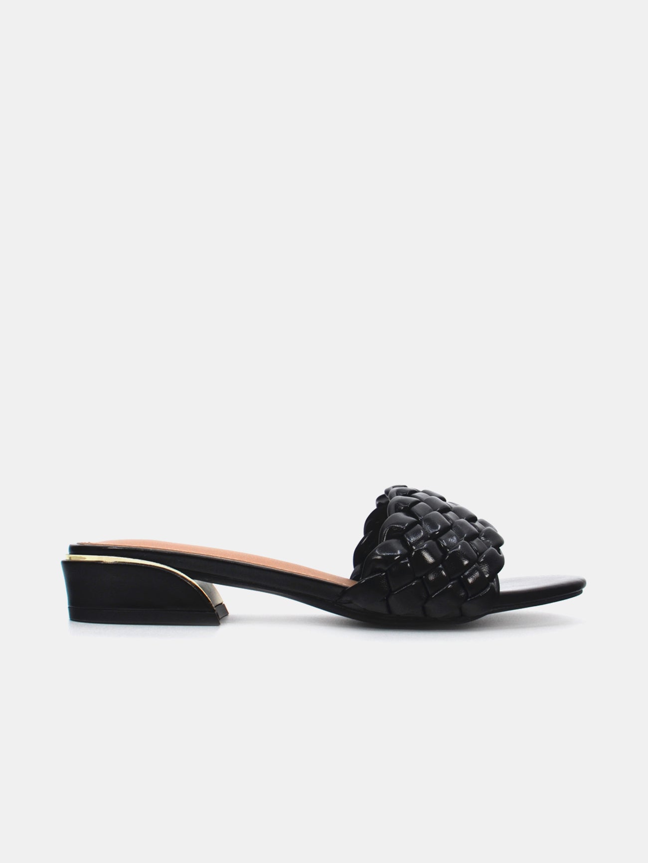 Mynaal Women's block heel sandal-23BYD011-Black