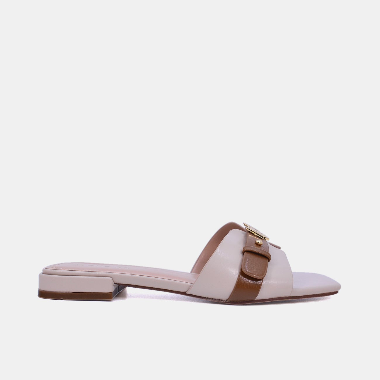 Mynaal Women's flat sandal-10G3753-6-White