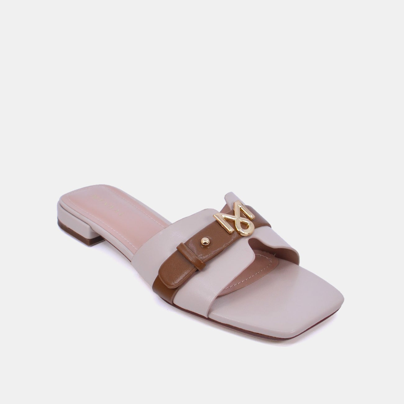 Mynaal Women's flat sandal-10G3753-6-White