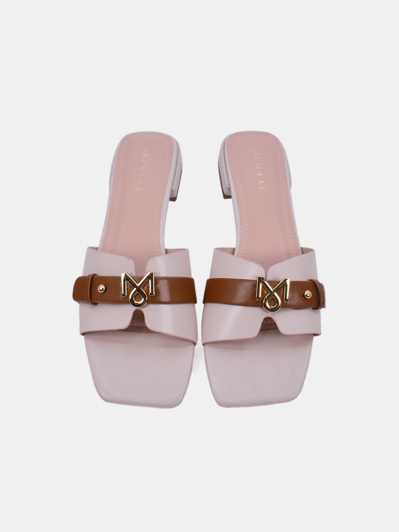 Mynaal Women's flat sandal-10G3753-6-White