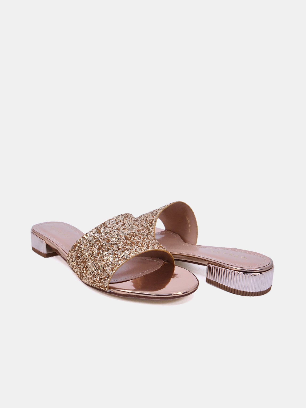 Mynaal Women's block heel sandal-10G95660-8-Pink