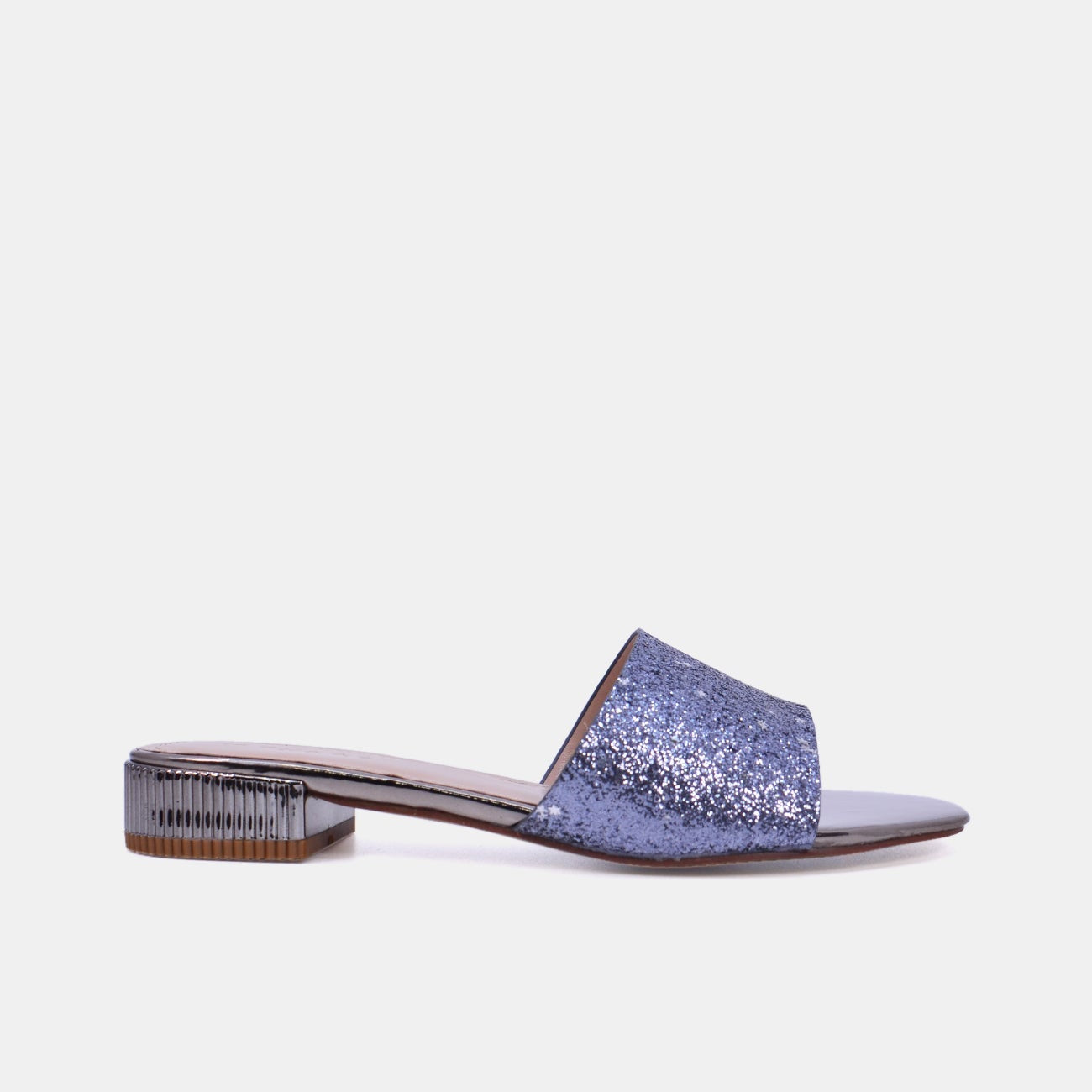 Mynaal Women's block heel sandal-10G95660-8-Gray