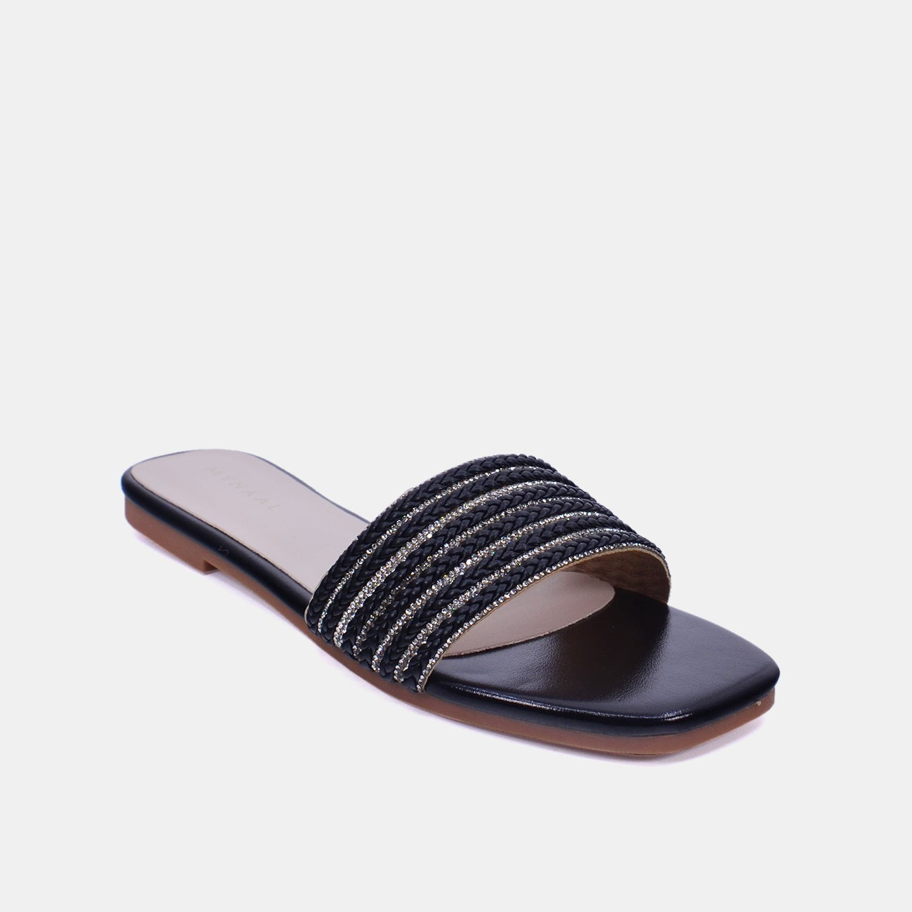 Mynaal Women's flat sandal-3T0628-9-Black