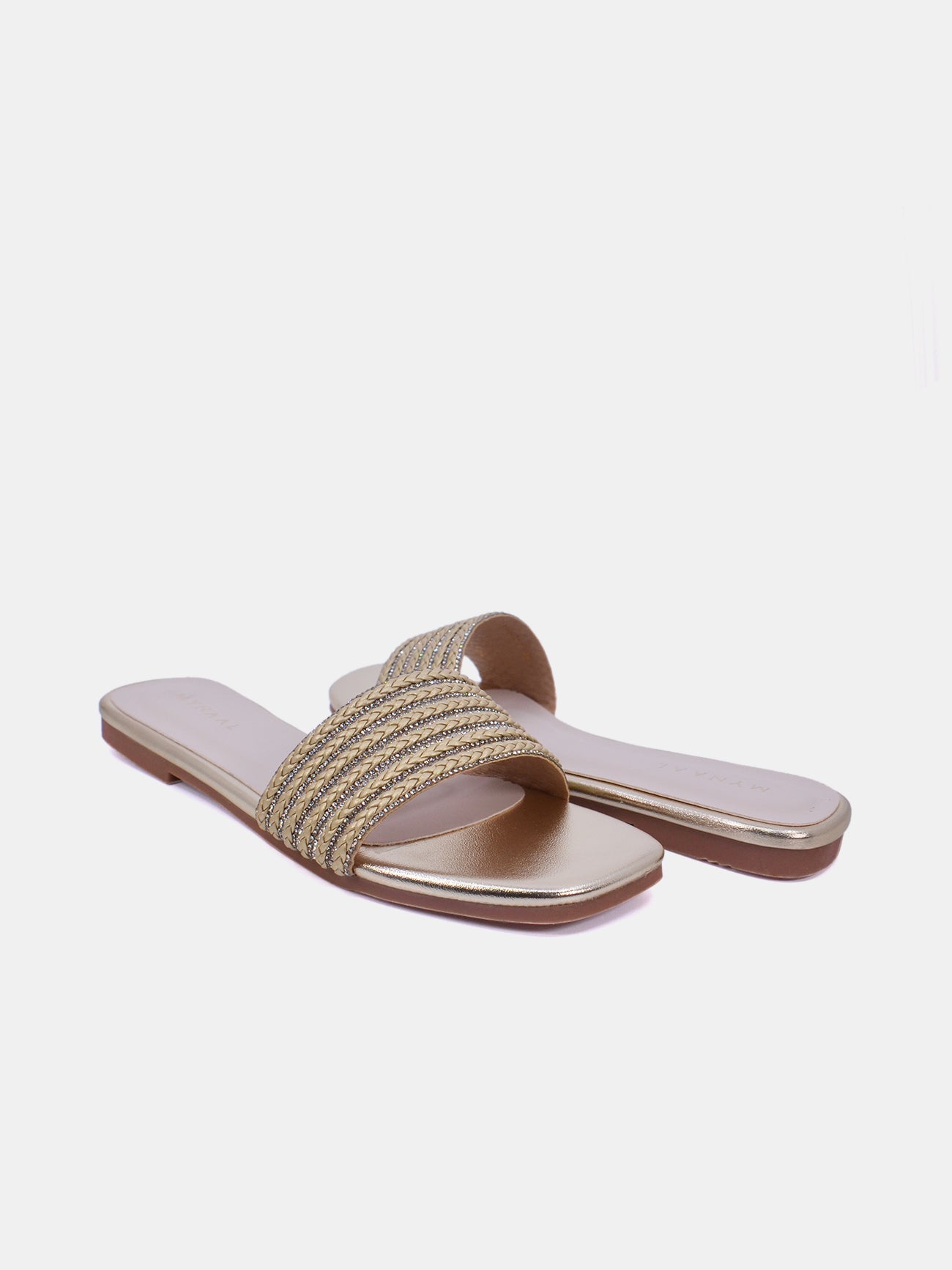 Mynaal Women's flat sandal-3T0628-9-Gold