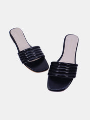 Mynaal Women's flat sandal-3T0628A-06-Black