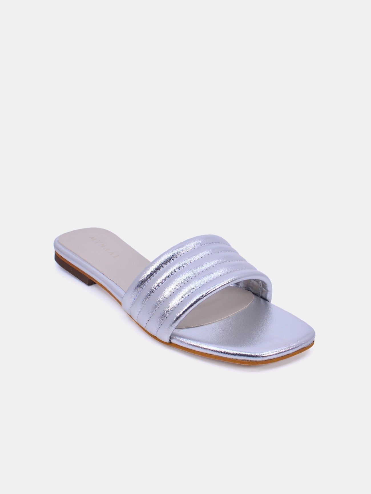 Mynaal Women's flat sandal-3T0628A-06-Silver