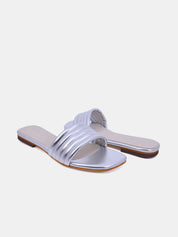 Mynaal Women's flat sandal-3T0628A-06-Silver