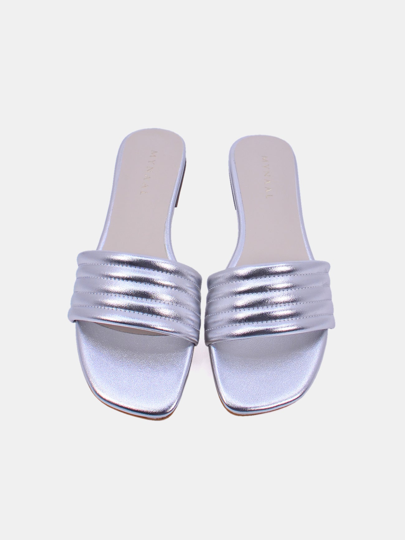 Mynaal Women's flat sandal-3T0628A-06-Silver