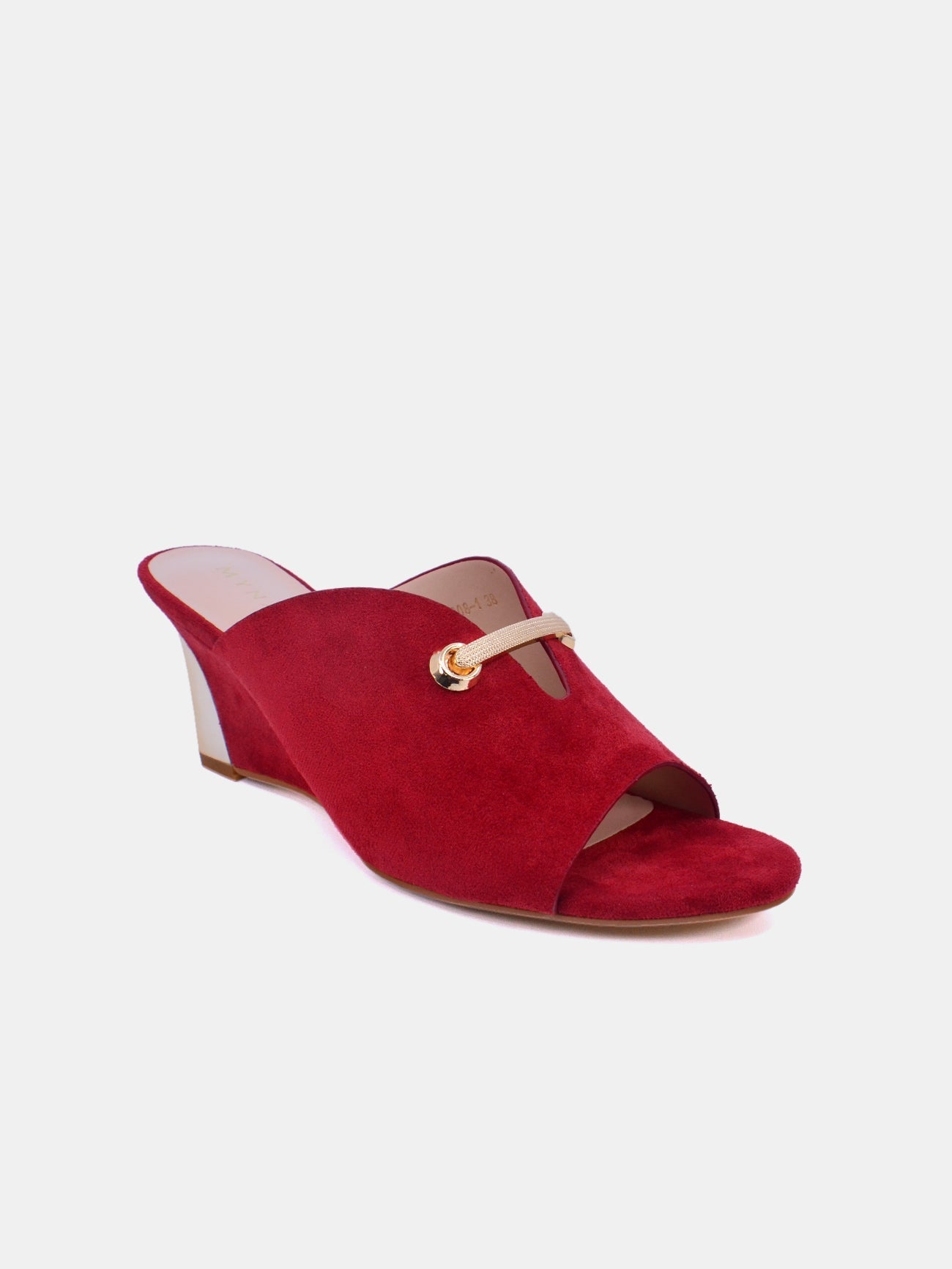 Mynaal Women's wedge heel sandal-2G3008-1-Red