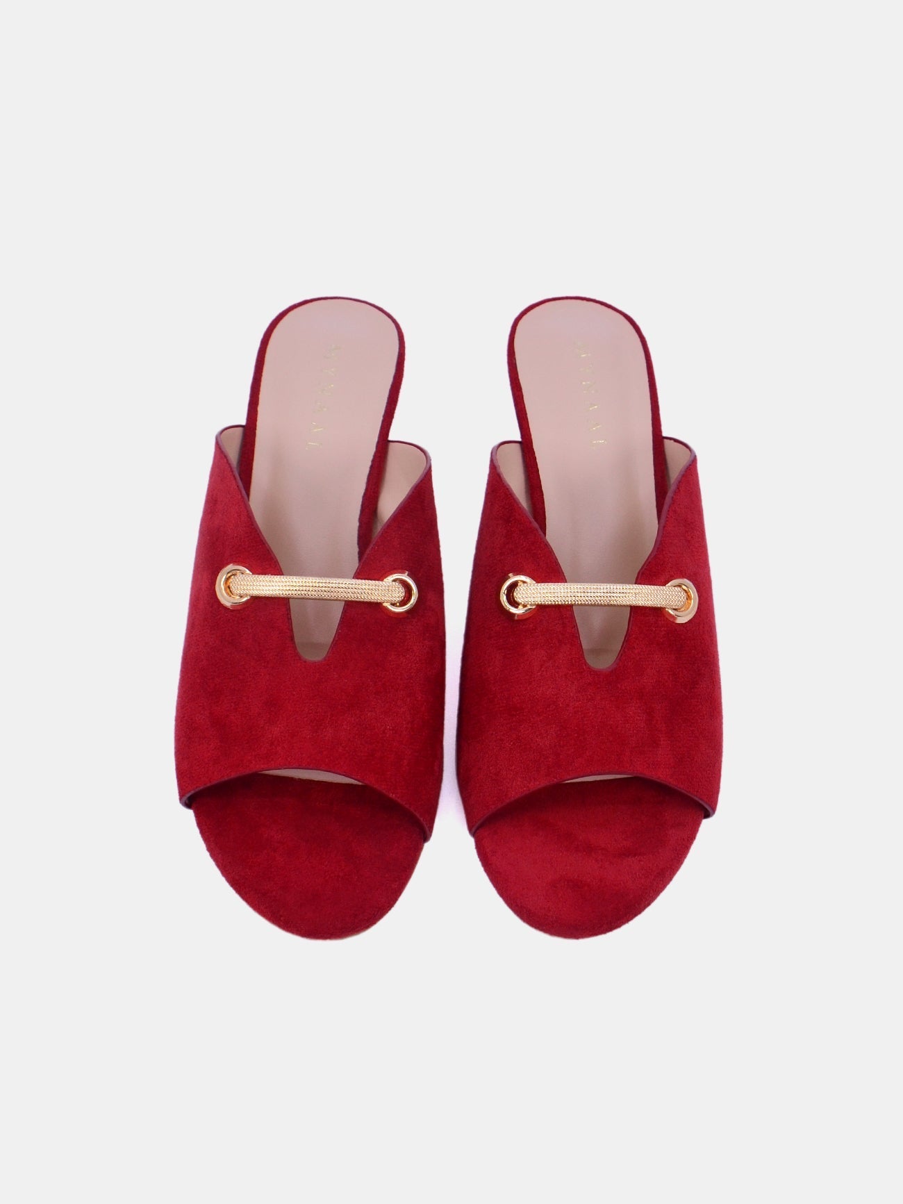 Mynaal Women's wedge heel sandal-2G3008-1-Red