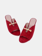 Mynaal Women's wedge heel sandal-2G3008-1-Red