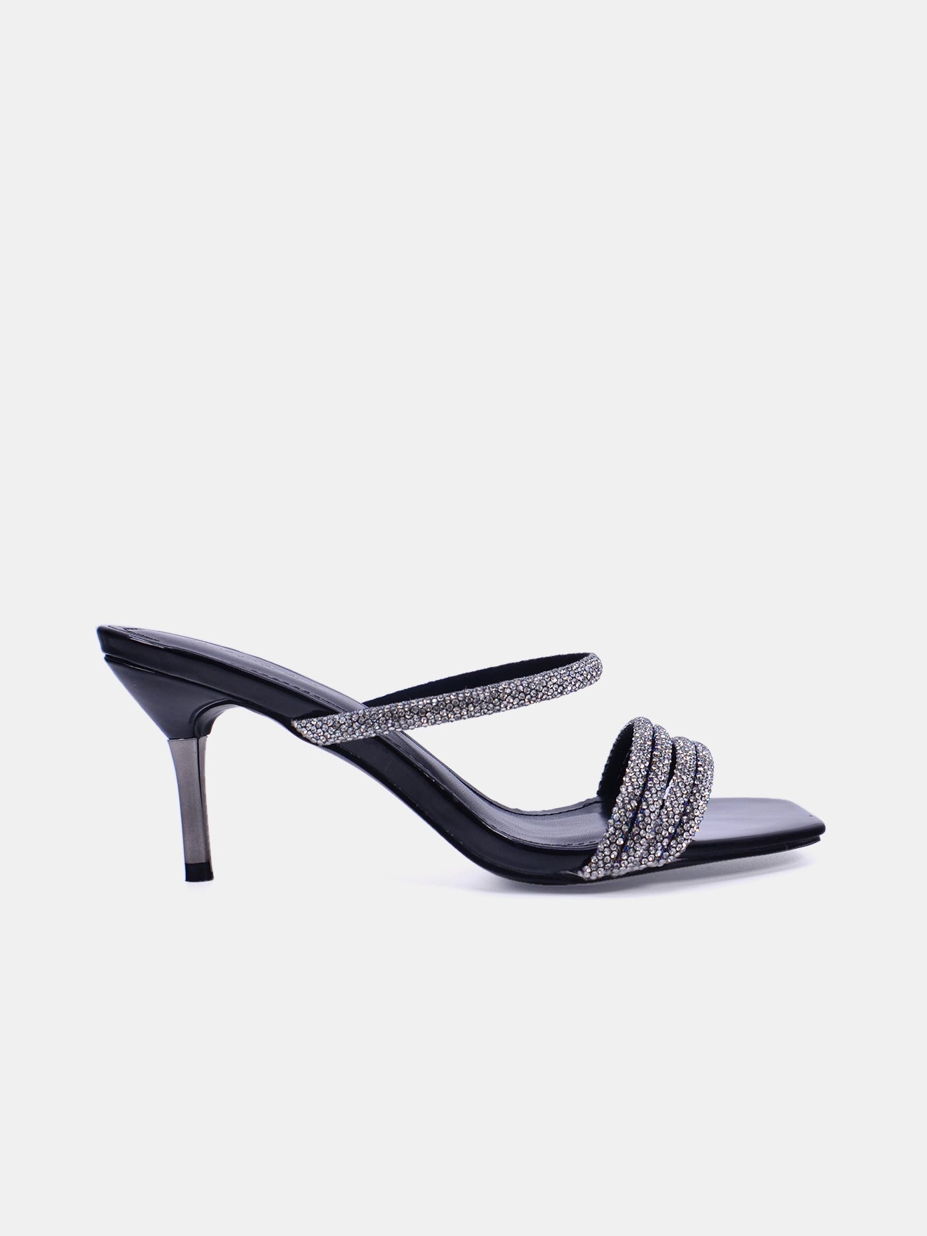 Mynaal Women's pencil heel sandal-10G681-9-Black