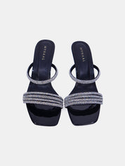 Mynaal Women's pencil heel sandal-10G681-9-Black