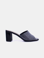 Mynaal Women's block heel sandal-18F8845-1-Black