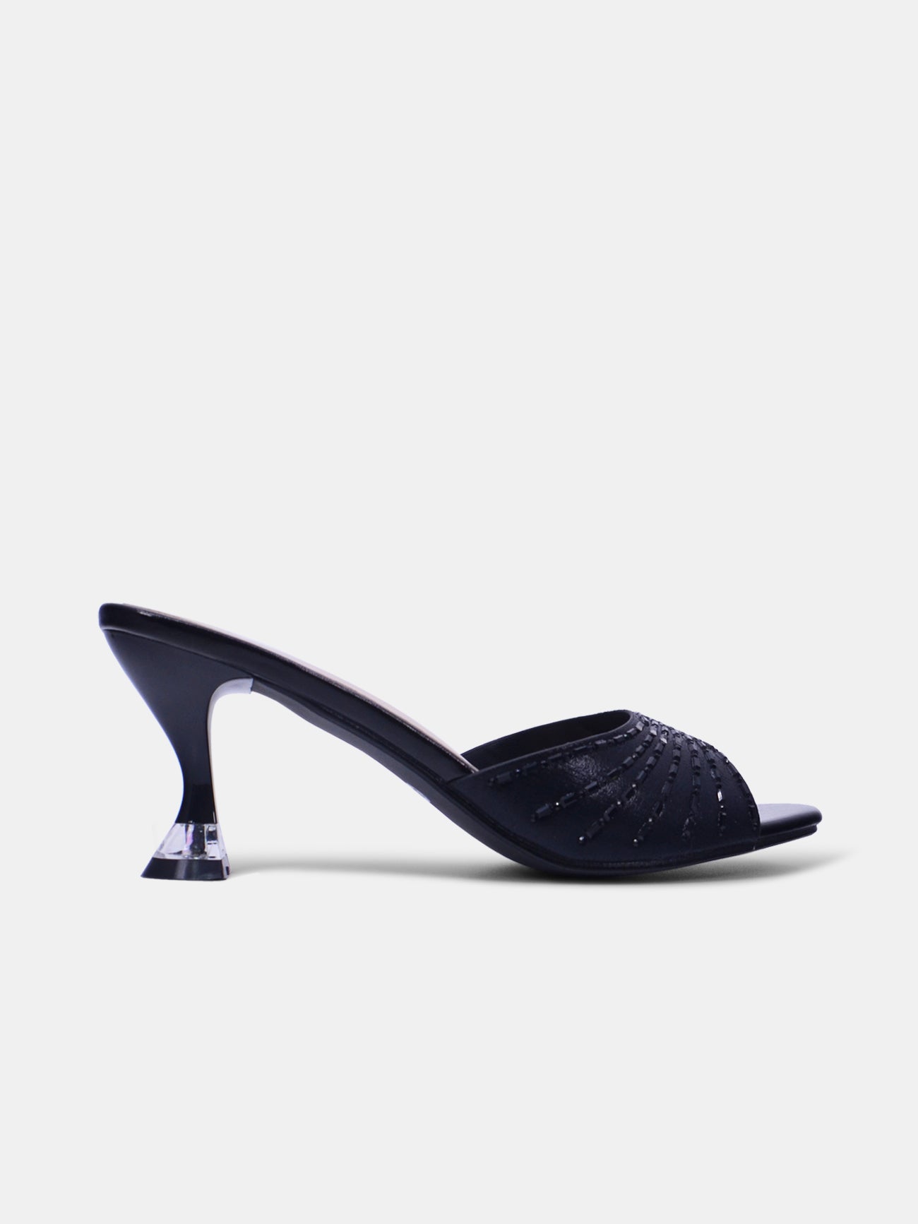 Mynaal Women's spool heel sandal-3U888-6-Black