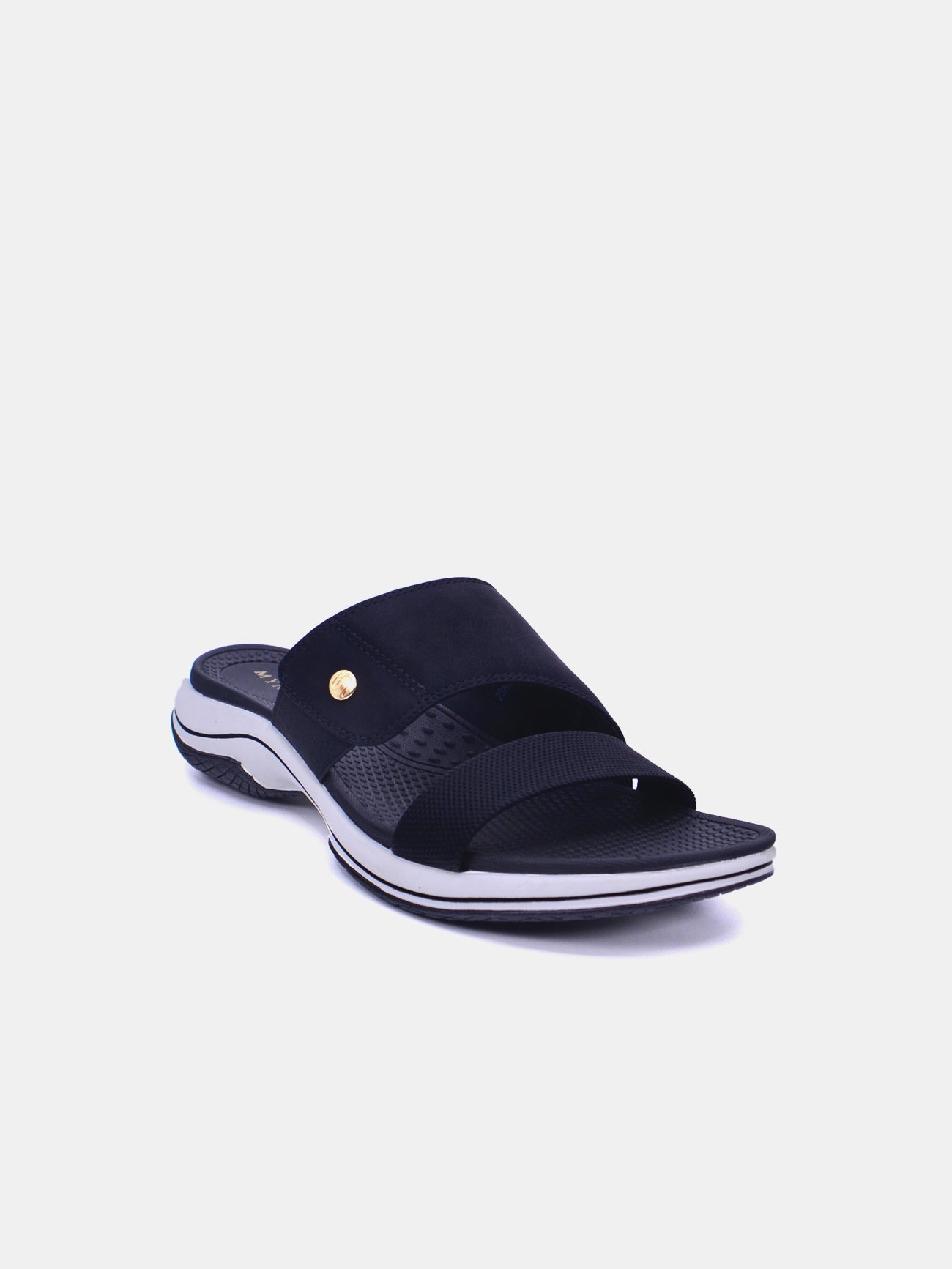 Mynaal Women's flat sandal-23ABT172-Black