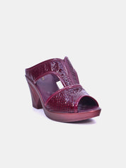Mynaal Women's wedge heel sandal- 19017-62 -Maroon