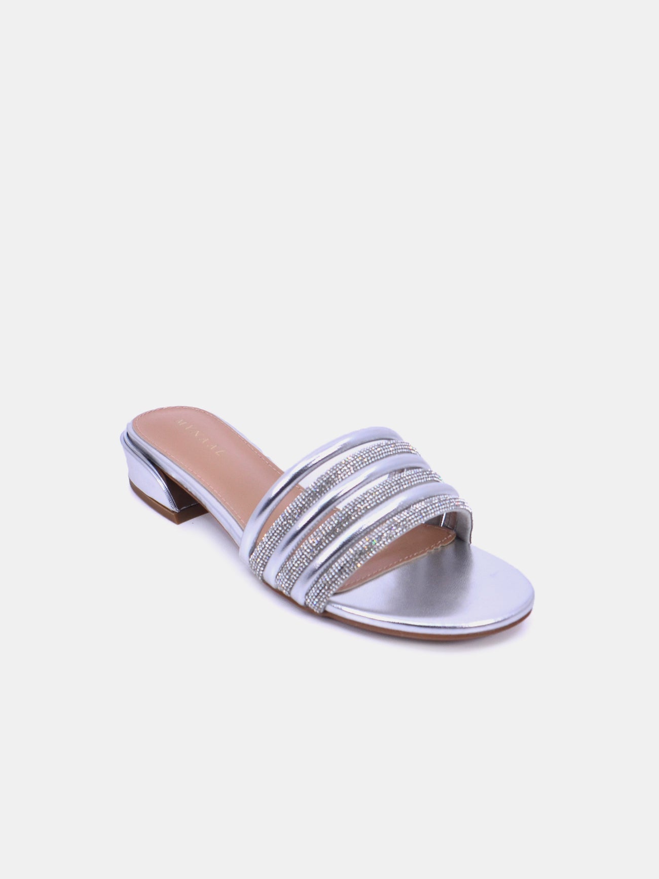 Mynaal Women's flat sandal-23BYD012-Silver