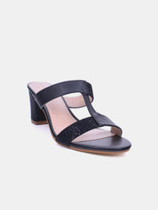 Mynaal Women's block heel sandal-2G5957-523-Black