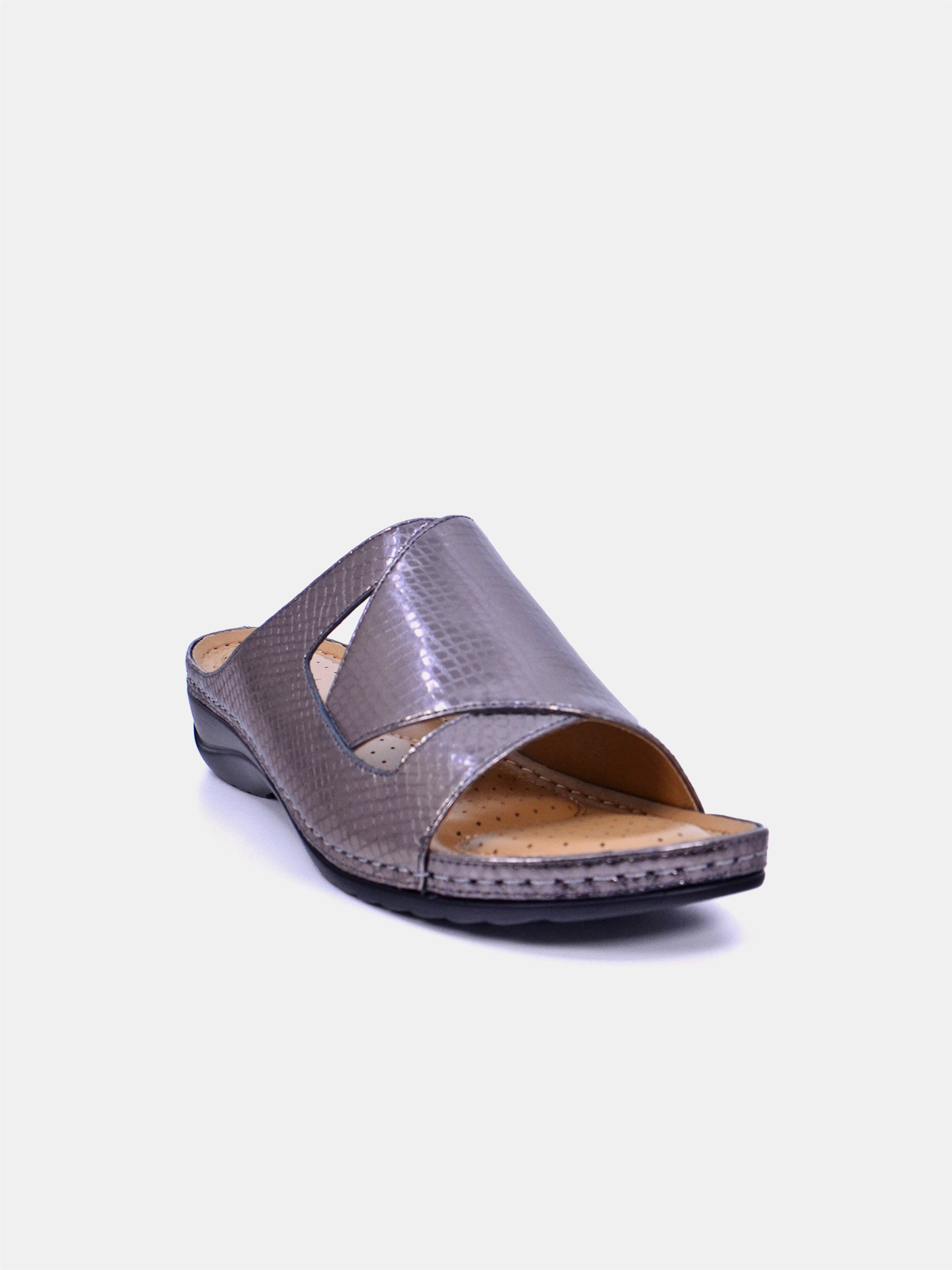 Mynaal Women's flat sandal- 88909-62 -Gray