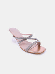 Mynaal Women's spool heel sandal-18F2233-19-Beige