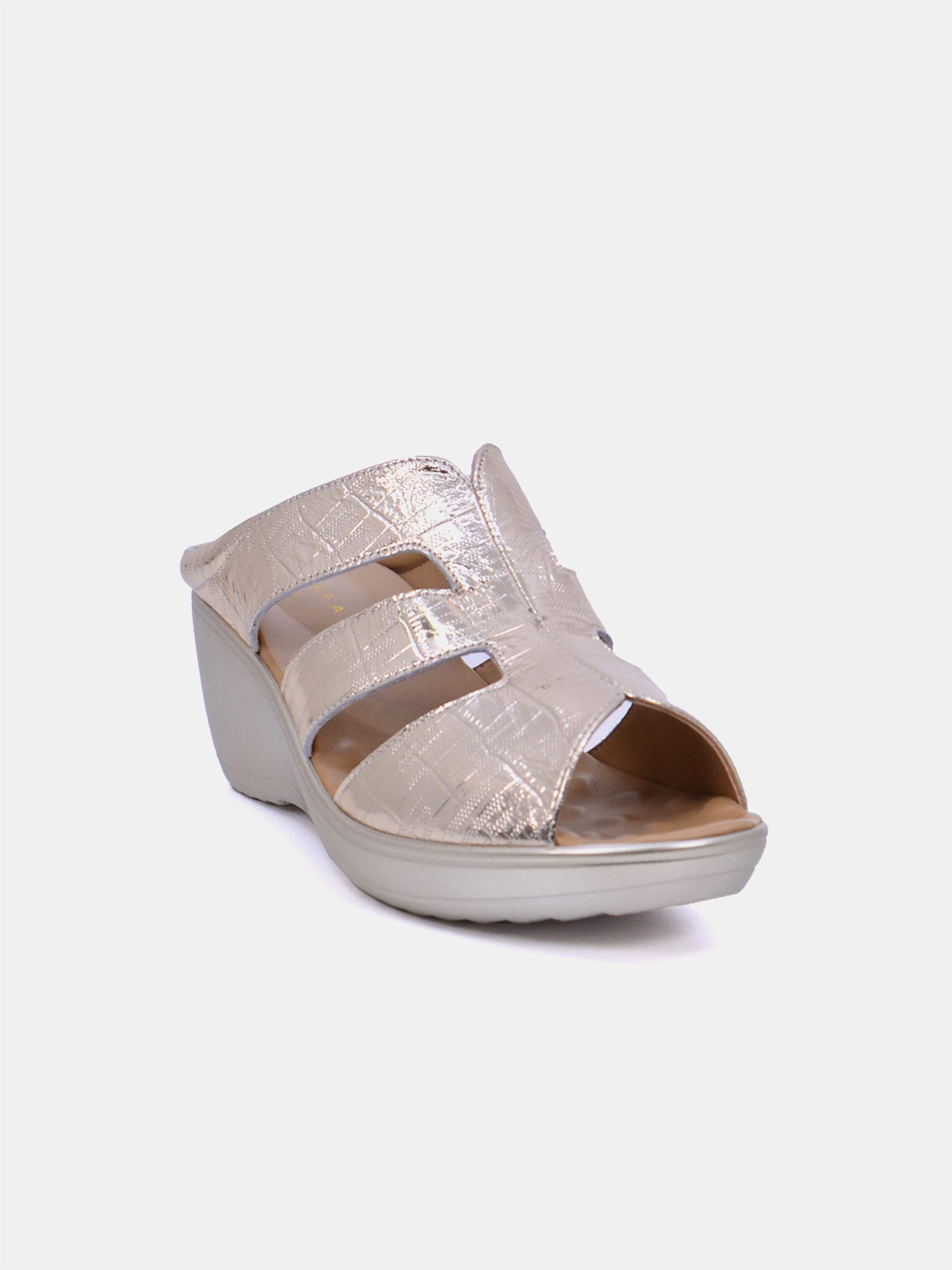 Mynaal Women's wedge heel sandal- 20926-50 -Gold