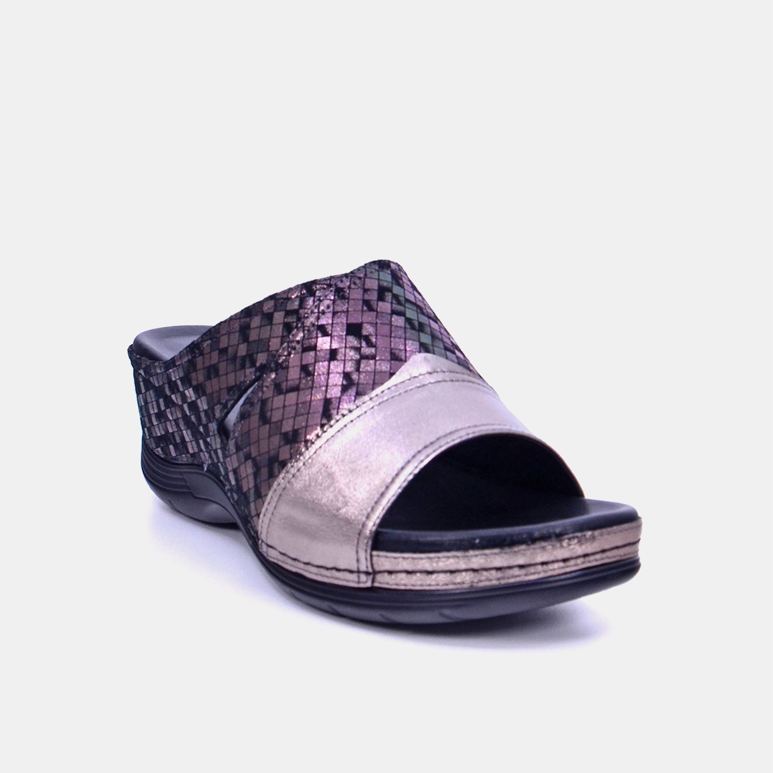 Mynaal Women's platform sandal- 2407-30 -Gray