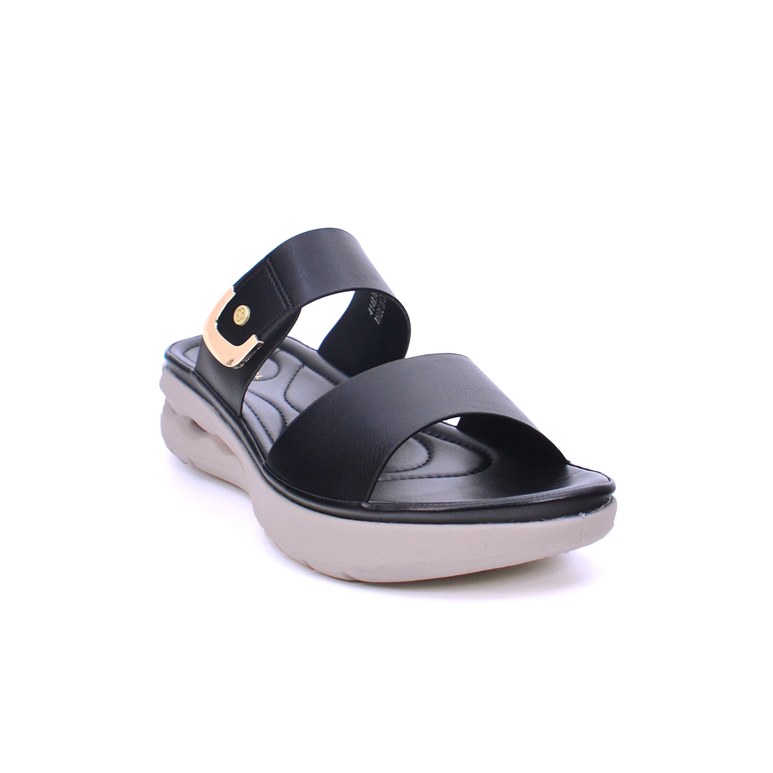 Mynaal Women's flat sandal-414RJ66E-Black