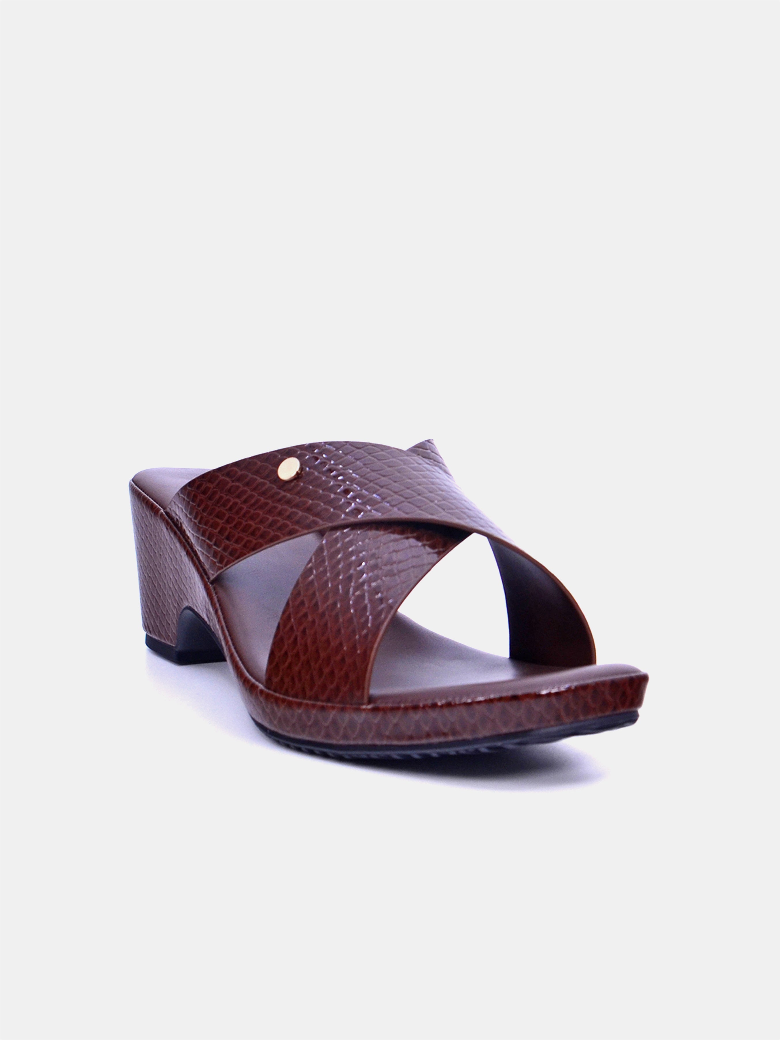 Mynaal Women's block heel sandal- 114RJ211 -Green